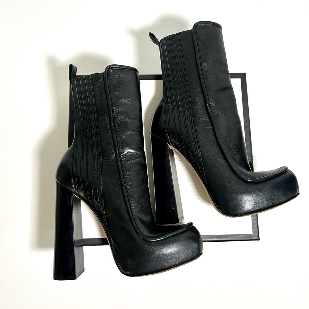ALEXANDER WANG runway leather mid-calf boots Sz 38